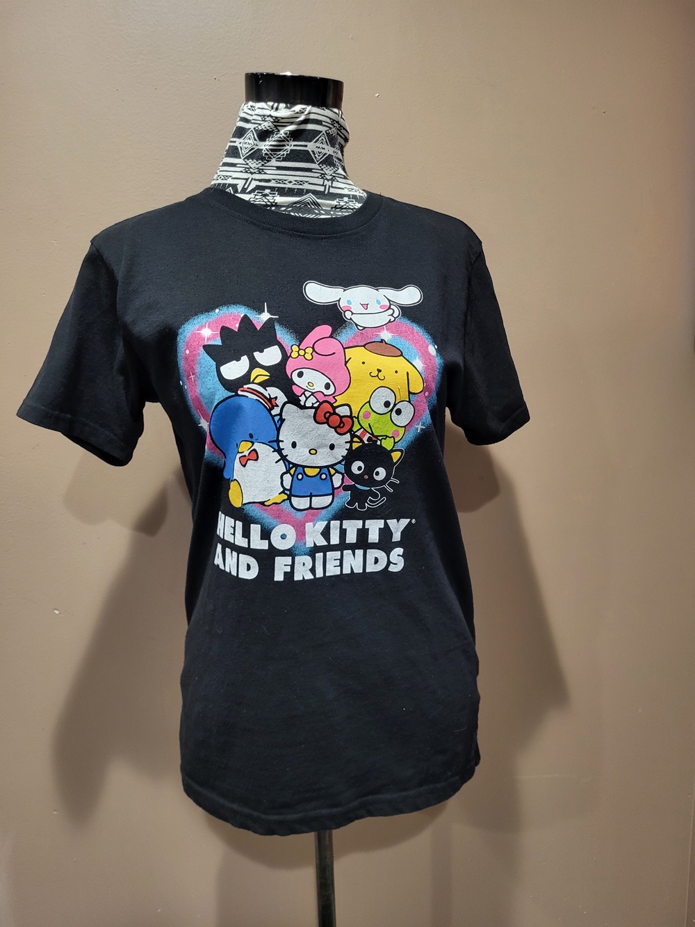Sanrio Black Hello Kitty & Friends Graphic Tee